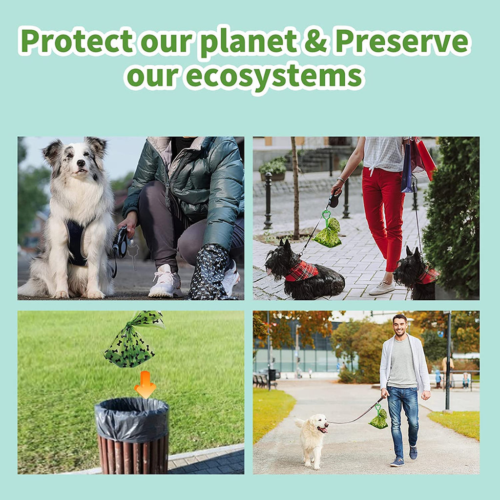 Dog Poop Bag Pet Poop Bags Dog Feces Bag -Poop Bags for Dogs - Dog Garbage Bag - Super Dog Feces Bag Leak Proof and Safe (Lavender Incense, 270 Bag)