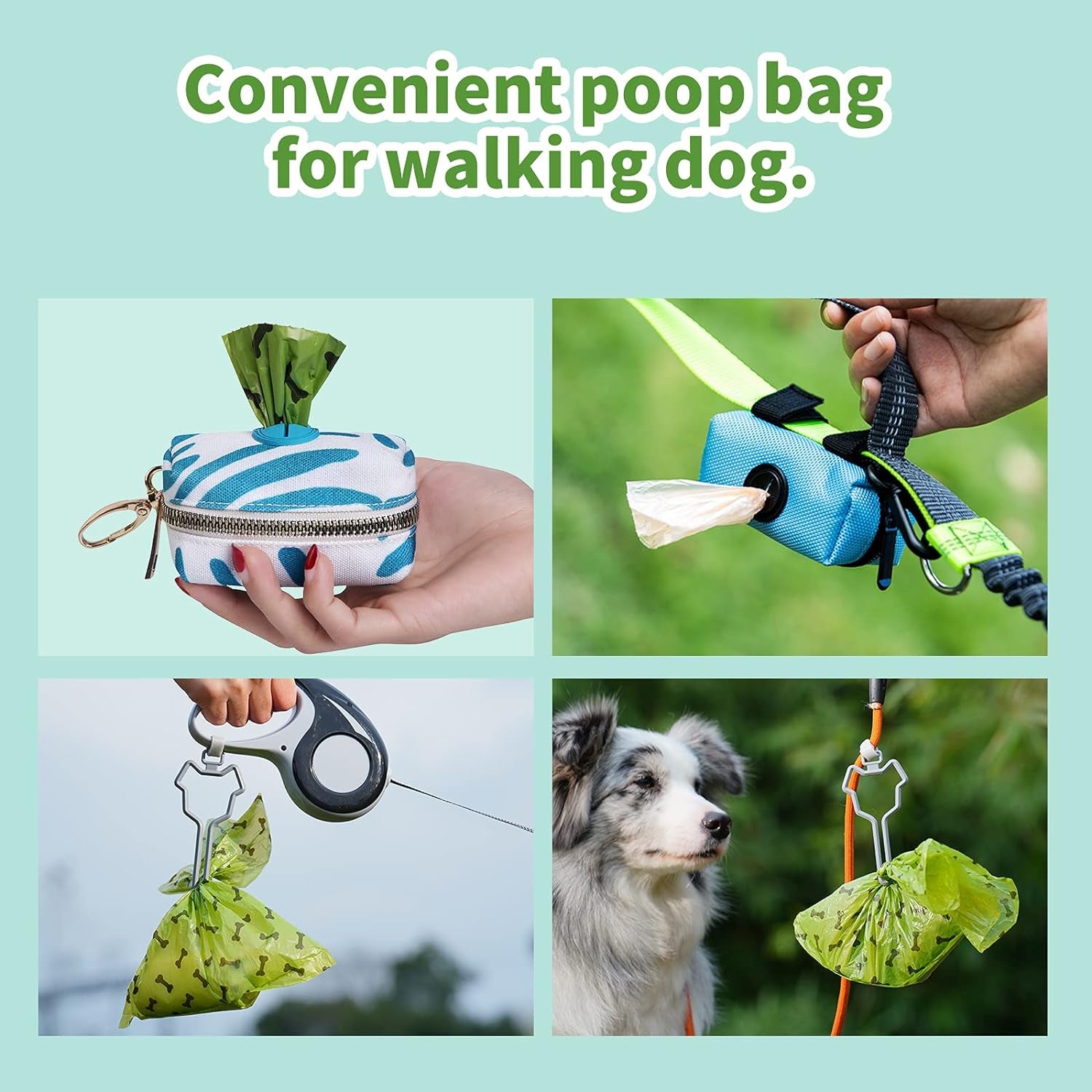 Dog Poop Bag Pet Poop Bags Dog Feces Bag -Poop Bags for Dogs - Dog Garbage Bag - Super Dog Feces Bag Leak Proof and Safe (Lavender Incense, 270 Bag)